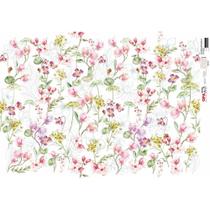 Papel para Decoupage OPAPEL 30x45 - Estampa Flores Micro IV Papel para Decoupage OPAPEL 30x45 - Estampa Flores Micro IV