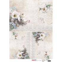 Papel para Decoupage OPAPEL 30x45 - Flor Anêmonas Papel para Decoupage OPAPEL 30x45 - Flor Anêmonas