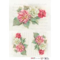 Papel para Decoupage OPAPEL 30x45 - Flor Hibisco Dobrado Papel para Decoupage OPAPEL 30x45 - Flor Hibisco Dobrado