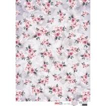 Papel para Decoupage OPAPEL 30x45 - Flores Rosas