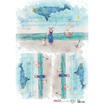 Papel para Decoupage OPAPEL 30x45 - Infantil Menino I