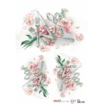 Papel para Decoupage OPAPEL 30x45 - Talheres Papel para Decoupage OPAPEL 30x45 - Talheres