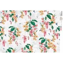 Papel para Decoupage Opapel 30x45 - Tropical II - 3334 Papel para Decoupage Opapel 30x45 - Tropical II - 3334