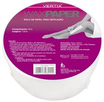 Papel para depilacao vertix waxpaper rolo 50mt falso tecido