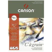 Papel Para Desenho Canson C a Grain A4 - 224g - 30 folhas