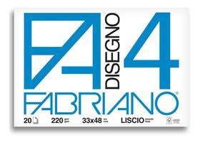 Papel Para Desenho Profissional Fabriano 4l 33x48cm 20 Folhas