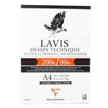 Papel Para Desenho Técnico Clairefontaine Lavis 200g/m² A4