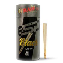 Papel para enrolar RAW Black Cones King Size, pacote com 100 pontas Papel para enrolar RAW Black Cones King Size, pacote com 100 pontas