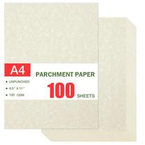 Papel para Impressão XXINMOH 100 Folhas 21,5x28 cm 100 GSM Marfim