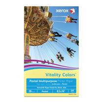 Papel para impressora Xerox Vitality Colors Yellow Legal 500 folhas