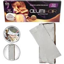 Papel Para Mechas Aluminio 320 Folhas Alumihair 12x30cm