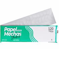 Papel Para Mechas Reutilizável Grande 120 Folhas 11x47cm Standard