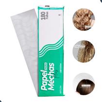 Papel Para Mechas Standard 180 folhas 11x47cm isolmanta Papel Para Mechas Standard 180 folhas 11x47cm isolmanta