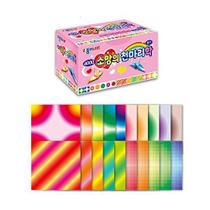 Papel para Origami TG153 1000 Folhas Coloridas 5x5 cm