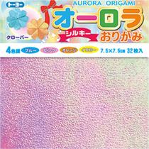 Papel para Origami Toyo Aurora Silky 7,5 x 7,5 cm - 32 Folhas