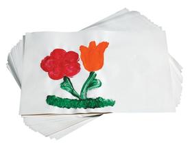 Papel para pintura a dedo School Smart 85376 60 libras 40x55cm 100 folhas