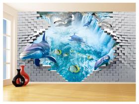 Papel Para Piso De Porcelanato Liquido Água 3,5M Flr22