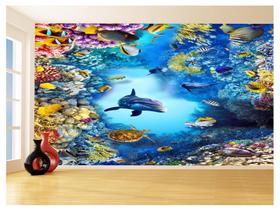 Papel Para Piso De Porcelanato Liquido Água 3,5M Flr28