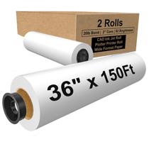 Papel para Plotter PAPRMA 91 cm x 46 m Papel Bond 2 Rolos Papel para Plotter PAPRMA 91 cm x 46 m Papel Bond 2 Rolos