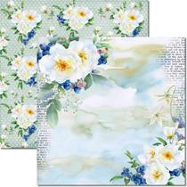 Papel para Scrapbook Arte Fácil Blueberry 1 - SC-723