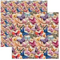 Papel para Scrapbook Arte Fácil Bordado Ponto Alto 6 - SC-877 Papel para Scrapbook Arte Fácil Bordado Ponto Alto 6 - SC-877