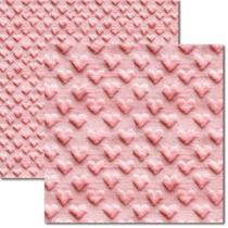 Papel para Scrapbook Arte Fácil Bordado Rosa 1 - SC-895 Papel para Scrapbook Arte Fácil Bordado Rosa 1 - SC-895