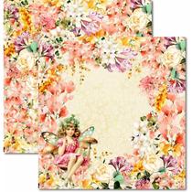 Papel para Scrapbook Arte Fácil Fadas 8 - SC-887 Papel para Scrapbook Arte Fácil Fadas 8 - SC-887