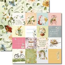 Papel para Scrapbook Débora Caixeta Arte Fácil Garden 10 - SC-836 Papel para Scrapbook Débora Caixeta Arte Fácil Garden 10 - SC-836