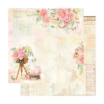 Papel para scrapbook Dupla Face Litoarte Elementos para Recorte Vintage Bons Momentos 30,5x30,5 cm - SD-1153