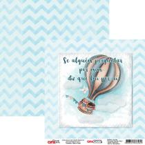 Papel para Scrapbook OPACARD 15 x 15 cm - Balões 2 - 2750 - Opa Criando Arte