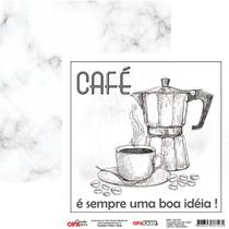 Papel para Scrapbook OPACARD 15 x 15 cm - Café 2 - 2778