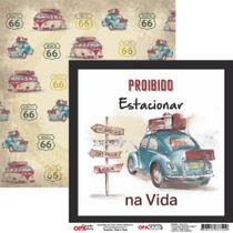 Papel para Scrapbook OPACARD 15 x 15 cm - Viagem 2 - 2772