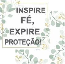 Papel para Scrapbook OPACARD 15 x 15cm Frase VI - 2791 - Inspire fé, Inspire Proteção