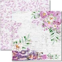 Papel para Scrapbook Sandra Família Arte Fácil Lavanda 7 - SC-861 Papel para Scrapbook Sandra Família Arte Fácil Lavanda 7 - SC-861