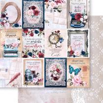 Papel para Scrapbook Tays Rocha - Coleção Memórias Vintage - SD-1255