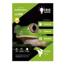 Papel para Sublimação R90 A4 Pacote com 500 folhas Crie Sempre