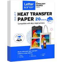 Papel para Transferência Térmica Printers Jack 20 Folhas 21,6 x 29,7 cm Papel para Transferência Térmica Printers Jack 20 Folhas 21,6 x 29,7 cm