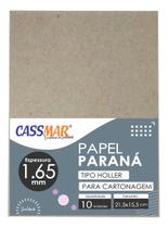 Papel Paraná Holler 1,65mm 21,5 X 15,5cm 10 Unids. P Capas