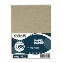Papel Pardo Tipo Holler para Cartonagem 1,65mm 10x15cm 10un Papel Pardo Tipo Holler para Cartonagem 1,65mm 10x15cm 10un