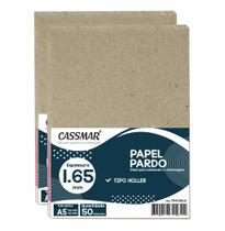 Papel Pardo Tipo Holler para Cartonagem A5 1,65mm 148x210mm 50un