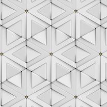 Papel Parede 3D Losango Cinza Geometrico Adesivo Decorativo