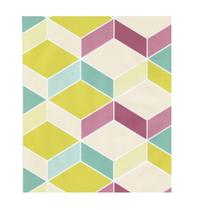 Papel Parede Adesivo 3D Geometrico Infantil Escritorio Sala