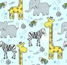 Papel Parede Adesivo Animais Savana Quarto Infantil 5m