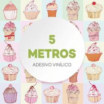 Papel Parede Adesivo Cupcake Doce Confeitaria Cozinha