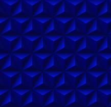 Papel Parede Adesivo Geometrico Efeito Visual 3D Azul Sala Quarto 1.5m