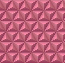 Papel Parede Adesivo Geometrico Efeito Visual 3D Salmão Sala Quarto 10m