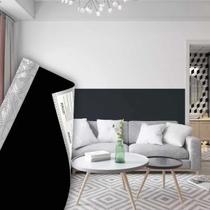 Papel Parede Adesivo Lavável Envelopamento 10 Metros Preto