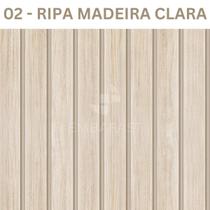 Papel Parede Adesivo Ripado Madeira 10 Metros Lavável Encapa Móveis Envelopamento Autocolante 3D Rolo Plástico Ripa Deco