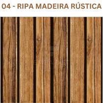 Papel Parede Adesivo Ripado Madeira 10 Metros Lavável Encapa Móveis Envelopamento Autocolante 3D Rolo Plástico Ripa Deco - EmbaFast Distribuidora