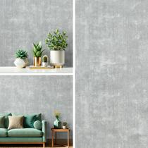 Papel Parede Cimento Queimado Vinílico Lavável Colante 5 M Papel Parede Cimento Queimado Vinílico Lavável Colante 5 M